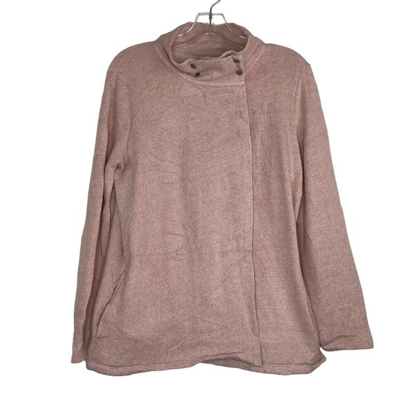Gap Maternity pink open cardigan pockets women's Medium - Picture 1 of 14